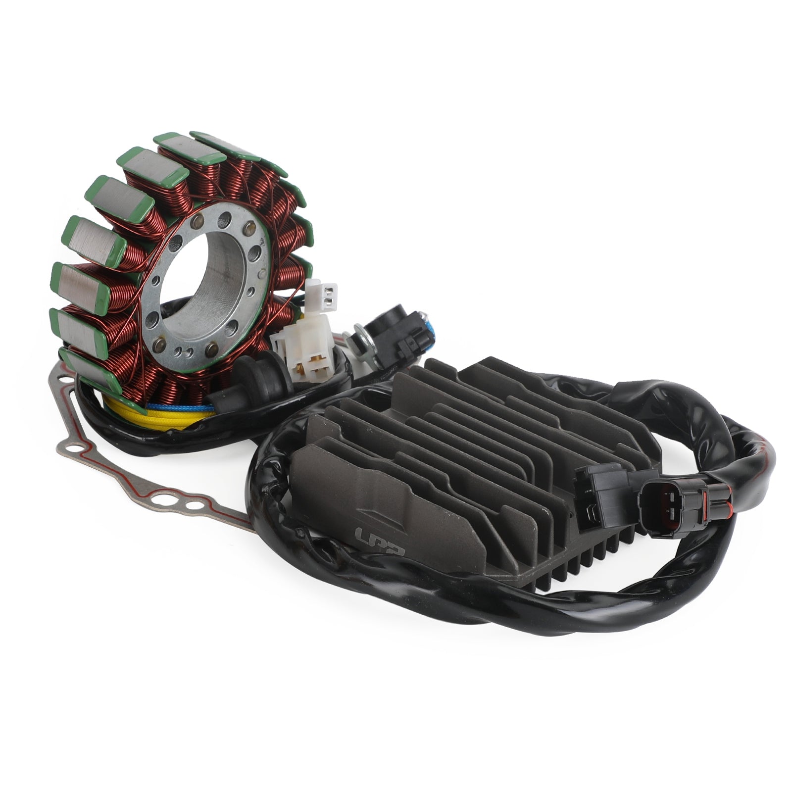 2008-2010 GSX1300 B-King 1300 Stator Soil 32101-24F20+ Regulator Rectifier 32800-15H00+Gasket 11483-24F00 Generic