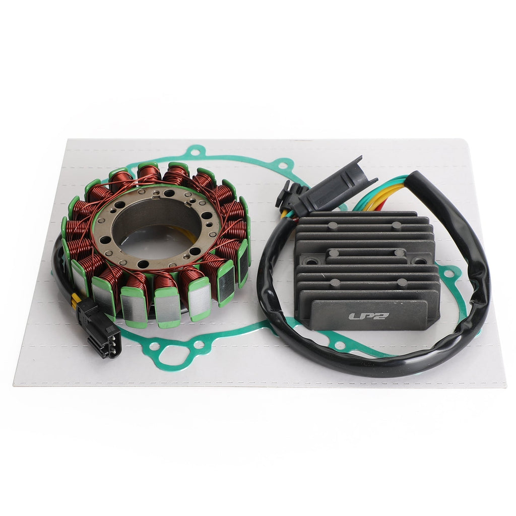 2006-2012 F650GS K72 Magneto Stator Coil 12318524422 + Rectifier Regulator 61312346550 + Gasket 11147670688 Generic